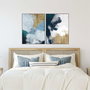 Wallity Conjunto de Pinturas Decorativas de MDF Multicolor 60 x 80 cm (2 Piezas)